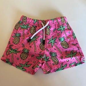 3/$25 Swim Shorts Pink Tropical Size 3T
